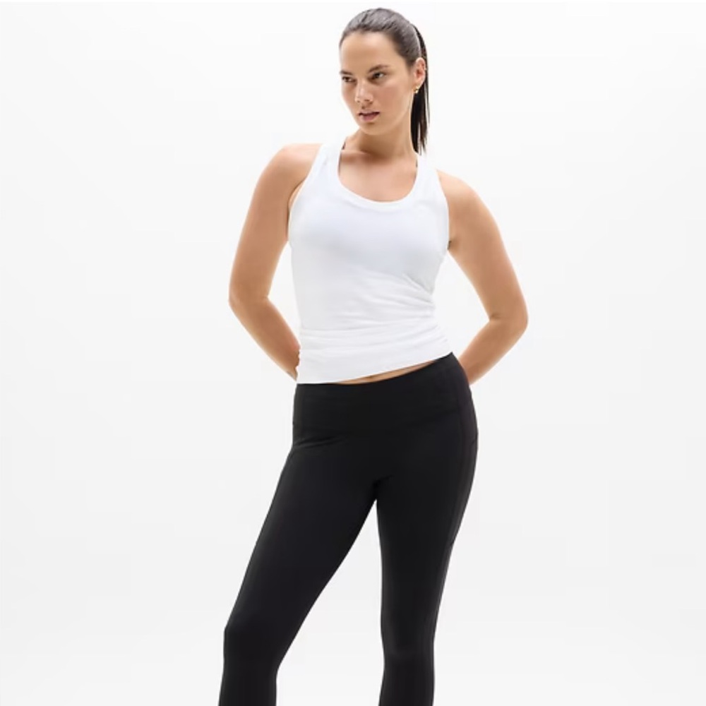 Athleta White Momentum Seamless Tank - Picture 3 of 5